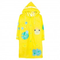 Unisex Kid's Lovely Raincoat Waterproof Raincoat Toddler,Yellow
