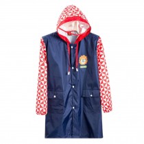 Cute Raincoat Waterproof Raincoat Toddler For Unisex Kids,Deep Blue