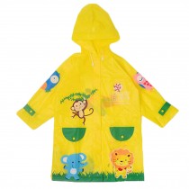 Unisex Kids Waterproof Raincoat Raincoat For Toddler, Yellow