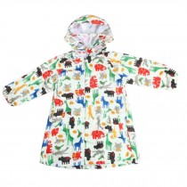 Unisex Kids Waterproof Raincoat Raincoat Toddler With Beautiful Pattern, Yellow