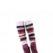 Women Lady Fashion Leg Warmers Knit legging,stripe,colorful