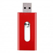 16GB Double Plug Iphone/Ipad/PC USB Flash Drive Dual-Purpose Memory Stick Red