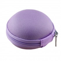 2PCS Portable Earbuds Case Earphone Holder Earbud Pouch Coins Bags Cases, Purple