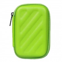 Rectangle Earphone/Cable Organizer Carrying Case Earphone Storage Bag, Green