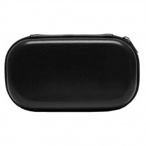 PU Leather Earphone/Cable Organizer Carrying Case Earphone Storage Bag, Black