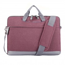 Shoulder Laptop Bag Case Sleeve Computer Bags Briefcase for 13.3" Laptops - Wine