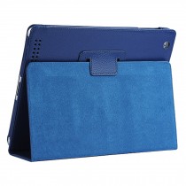 Stylish iPad Case iPad 2/3/4 Drop Resistance Protective Cover Support Dark Blue