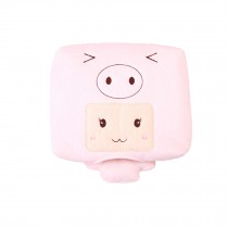 Lovely Warmer USB Mouse Pad for Home and Office Use in Winter Cartoon Pink Pig