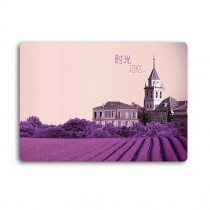 Rectangular Soft Smooth Gaming Mouse Pad Mouse Mat Purple Memory(22x18x0.2 cm)
