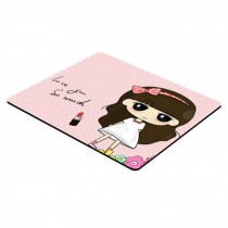 2Pcs 10"x8" Cute Mouse Pad Gaming Mouse Mat Mousepad for Computer - Little Girl