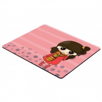 2Pcs 10"x8" Lovely Mouse Pad Gaming Mouse Mat Mousepad for Computer - Scarf Girl