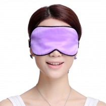 Sleeping Eye Mask Silk Sleep Mask Eye-shade Breathe Freely Aid-sleeping Purple