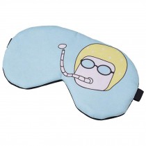 Cute Comfortable Eye Mask Eye-shade Eyeshade Sleeping Mask, Blue