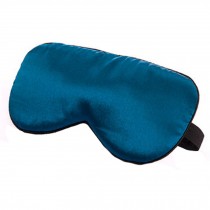 Silk Sleeping Eye Mask Sleep Mask Eye-shade Aid-sleeping,Dark Blue