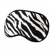Elegant Silk Sleeping Eye Mask Sleep Mask Eye-shade Aid-sleeping,Zebra