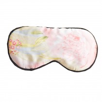 Natural Silk Sleep Mask & Blindfold Sleeping Eye Mask Travel Eye Mask, F