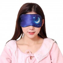 Silk Sleep Mask Breathable Eye Care Comfortable Sleep Mask Eye-shade Aid-sleeping, Starry Sky