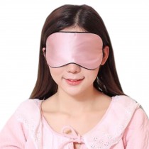 Silk Sleep Mask Breathable Eye Care Comfortable Sleep Mask Eye-shade Aid-sleeping, Pink