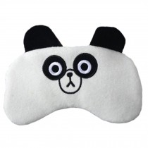 Lovely Shade Sleep Mask Animal Sleep Mask Adjustable Eye Cover Soft Sleep Mask, White Panda