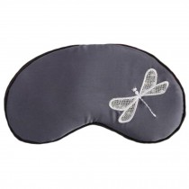 Silk Dragonfly Sleep Mask Eye Care Comfortable Sleep Mask Eye-shade Aid-sleeping, Gray