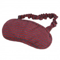 Simple Cartoon Mask Breathable Comfortable Sleep Mask Eye-shade Aid-sleeping, Red Gray Stripes