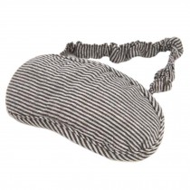 Simple Cartoon Mask Breathable Comfortable Sleep Mask Eye-shade Aid-sleeping, Brownish Gray Stripes