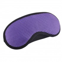 Breathable Adjustable Eye Mask Eye-shade Relaxing Sleeping Eye Cover-Purple