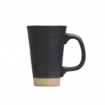 Creative Simple Style Ceramic (Coffee,Tea,Juice,Milk) Mug,Handle,390ml black