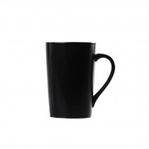 Creative Simple Style Ceramic (Coffee,Tea,Juice,Milk) Mug,small black 400ml