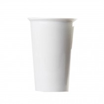 Creative Simple Style Ceramic (Coffee,Tea,Juice,Milk) Mug,two wall white 330ml