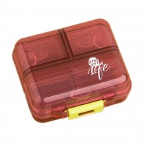 Portable 7 Day Pill Reminder Medicine Storage Pill Case Box     D
