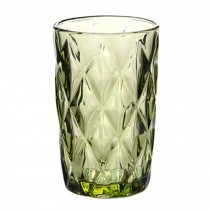 Elegant Retro Carved Wine Cup Whiskey Glass Juice Cup, Green