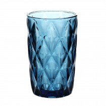 Elegant Retro Carved Wine Cup Juice Cup Whiskey Glass , Blue