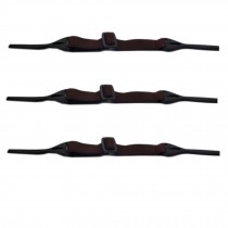 Set Of 3 Black Eyeglasses Neck Cord String Retainer Strap With Adjustable Lock