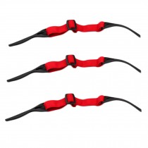 Set Of 3 Eyeglasses Retainer Strap Neck Cord String Adjustable Lock Red