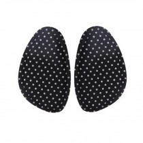 3 Pairs Girl Skid-Proof Forefoot Pads Shoe Insoles, White Dots