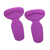 3 Pairs T Shape Heel Cushions Padded Heel Grips Care  Heel Liners, Purple