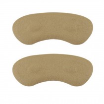 4 Pairs Heel Liners Heel Cushions Padded Heel Snugs Heel Grips Care Light Brown