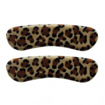4 Pairs  Leopard Heel Cushions Padded Heel Liners Heel Grips Care
