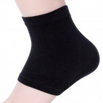 ComfortGear Heel Protector Soft Socks Black One pair Ankle Support