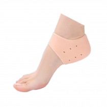 3 Pair khaki Silicone Heel Protector Heel Brace For Cracked, Hard, Dry Skin
