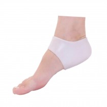 Comfortable Silicone White 3 Pair Heel Protector Heel Pads