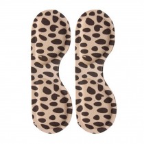 4 Pair Heel Cushions Padded Heel Grips Care Heel Snugs Heel Liners Leopard(D)