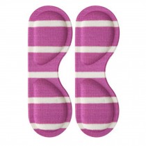 4 Pair Heel Cushions Padded Heel Grips Care Heel Snugs Heel Liners Purple Stripe