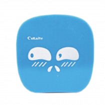 Stylish Contact Lens Case Square Lenses Holder Box Travel Kit Case Blue