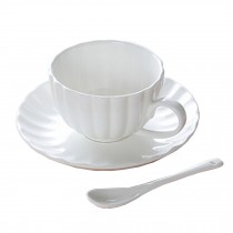 Pure Classical White Simple style Ceramic Coffee Mug Tea Cup