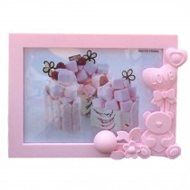 Lovely Bear Baby&Kids Picture Frame Photo Frames Plastic Frames,Pink
