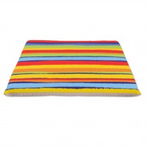 Bright Color Square Seat Cushion Chair Pad Floor Cushion, Colorful Strips
