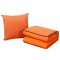 1 PCS Home/Office/Car Decor Multipurpose Signature Cotton Pillow/Quilt Orange
