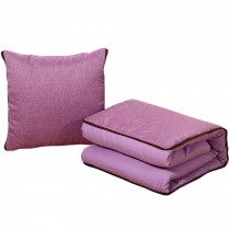 1 PCS Home/Office/Car Decor Multipurpose Signature Cotton Pillow/Quilt Purple